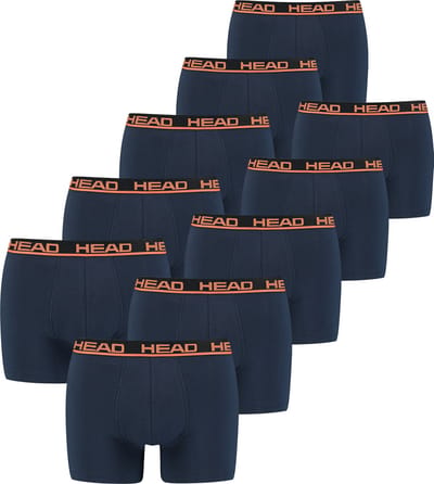 BOXERS Set van 10 HEAD Basic Boxers Boxershorts voor heren