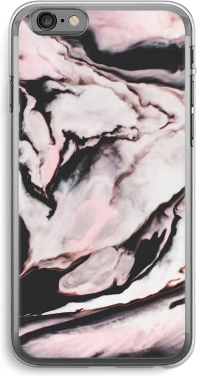 Case Company® - Hoesje geschikt voor iPhone 6 PLUS / 6S PLUS hoesje - Roze stroom - Soft Cover Telefoonhoesje - Bescherming aan alle Kanten en Schermrand