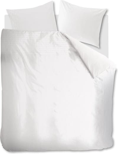 Beddinghouse Plisado Dekbedovertrek - Tweepersoons - 200x200/220 cm - White
