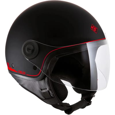Motorhelm met halve straal Tucano Urbano El'jettin 6.0 Ac Milan
