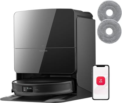Roborock Saros 10R Set– Robotstofzuiger Met Dweilfunctie– 22000Pa–7,98 cm Ultraslank Ontwerp–Vuildetectiesysteem–80℃ Warmwatermopwas–Zelfreinigend Station & Anti-Klit Borstels – Slimme spraakassistent– S8 maxv ultra Upgrade-2 Dweilen