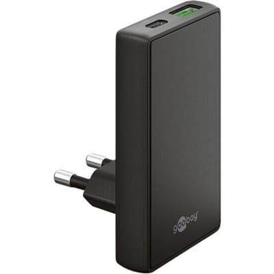 Goobay 75719 oplader voor mobiele apparatuur Universeel Zwart AC Snel opladen Binnen
