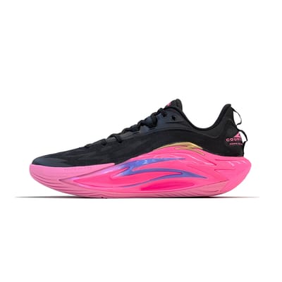 Anta A-Shock Pro Professionele Basketbalschoenen Heren sneakers Zwart Roze 112631606S-1 42.5 black