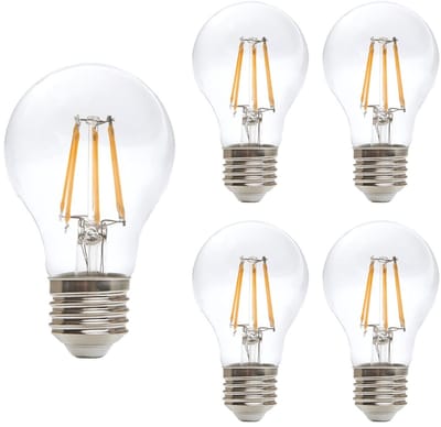 Kobi LED Filamentlamp E27 - 11.5W - 1521lm - 3000K Warm Wit - 230V - Ø60mm - Voor Woonkamer, Hal of Plafondarmatuur - 5 stuks