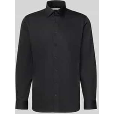 slim fit zakelijk overhemd van katoenmix model 'FILIP'