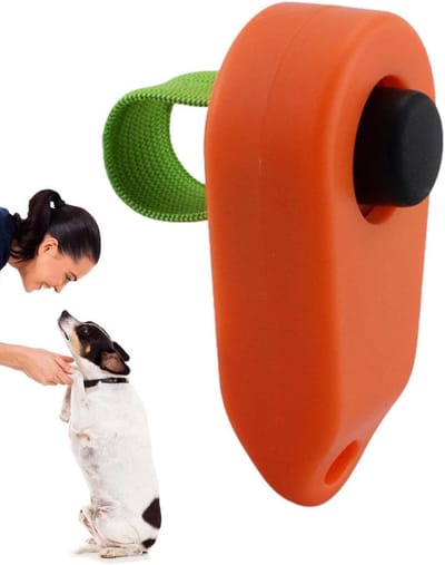 Honden Trainings Clicker - Clicker Huisdier - Gedragstraining Huisdieren - Duidelijk Klikgeluid - 8 x 1.7 x 8 cm