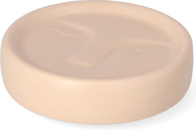 HOMLA - Zeepbakje - Scandinavische sfeer voor badkamers, keukens, praktisch, rustiek dolomietbeige 2,5 cm x 10,5 cm - PER 2 STUKS