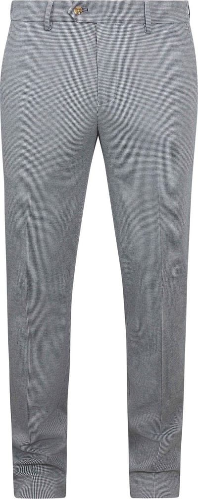 Suitable Das Pantalon Houndstooth Donkerblauw (navy) - Maat 50 - Heren