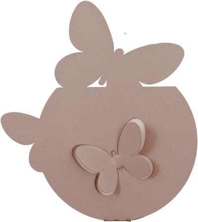 Luchtbevochtiger radiator - Vlindervorm bevochtiger - Droge lucht tegengaan - Eenvoudig in gebruik - 32 cm - Zandbeige