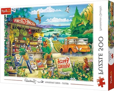 Landelijke Ochtend Puzzel - Legpuzzel Volwassenen - Ontspannend Tijdverdrijf - Reflecterend Papier - 480 x 340 mm - N.v.t.
