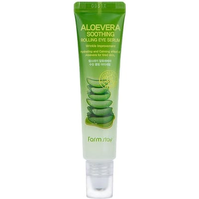 FARM STAY Aloë Vera Verzachtend Roll-on Oogserum 25ml (3 opties) #3PCS green