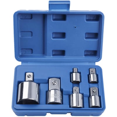 Ensemble de 6 manchons de Conversion, convertisseur de douille à Impact, adaptateur de prise à Joint universel, pilote d'impact 6 Pcs