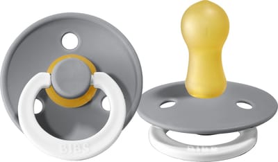 BiBs Glow In The Dark Fopspeen - Rond - 6-18 Mnd - Cloud