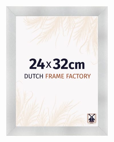 Fotolijst 24x32 cm - MDF - Aluminium Geborsteld - Praag
