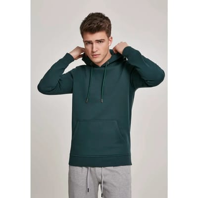 Urban Classics - Basic Sweat Hoodie/trui - XS - Groen