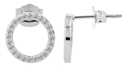 AKZENT Akzent Dames Oorbel "Maresa" van 925 Sterlingzilver, gerhodineerd, duurzaam