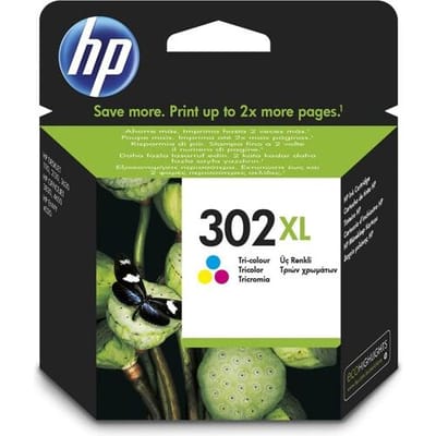 HP Inktcartridge 302XL (F6U67AE) 3-kleuren Hoge capaciteit