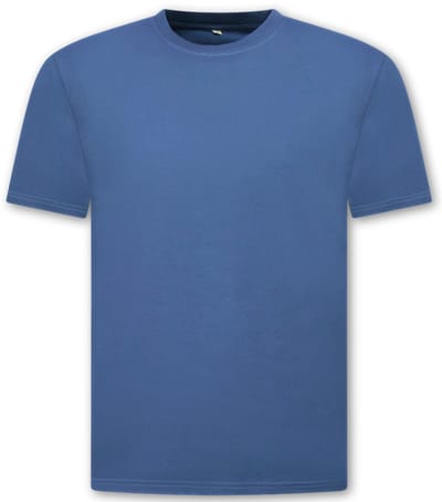 Oversized T shirt Heren - Effen T shirt Heren Blanco - MD6530 - Donker Blauw