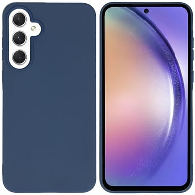 imoshion Hoesje - Geschikt voor Samsung Galaxy A55 (5G) - Color Backcover - Donkerblauw