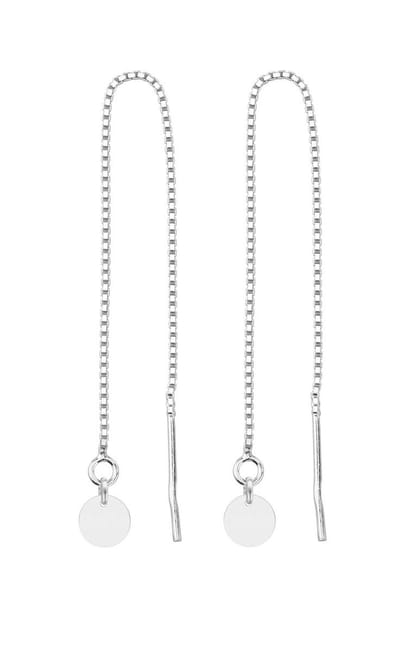 ARLIZI 1869 Doortrekoorbellen rondje - sterling zilver