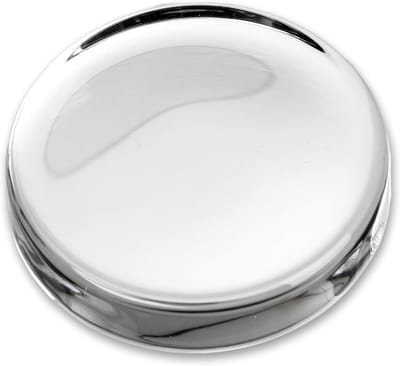 Kristallen Papiergewicht - Bureau Accessoire - Papier Op Z'n Plek - Hoge Helderheid - 8.3 cm Diameter - Transparant