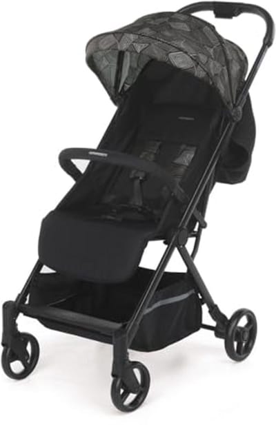 Compacte kinderwagen 0-15 kg - Eénhandige sluiting, Verstelbare rugleuning, Draagbaar en zelfstaand