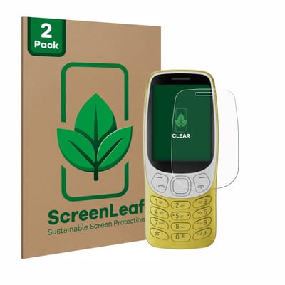 2 Stuks Screenprotector voor Nokia 3210 - Hoogwaardige Beschermfolie transparant