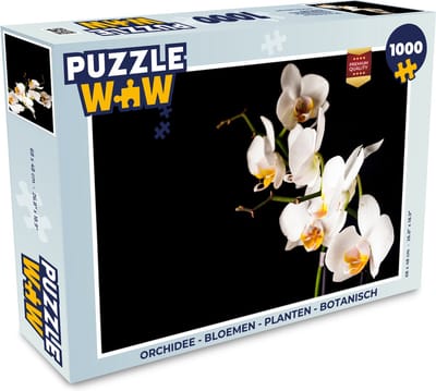 Puzzel Orchidee - Bloemen - Planten - Botanisch - Legpuzzel - Puzzel 1000 stukjes volwassenen
