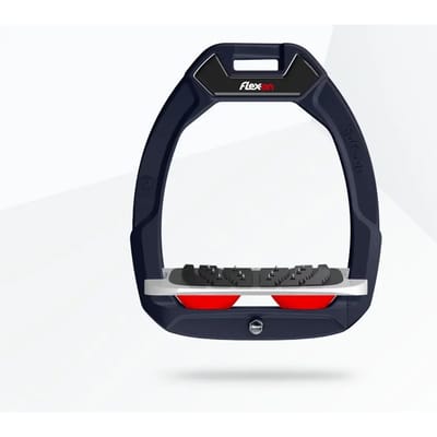 Veiligheidspantalons voor paardrijden Schuin Ultra Grip Aluminium/Grijs/Rood Flex-On Safe-On