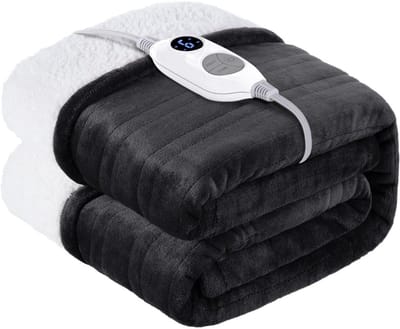 Zyrex®Infrarood Deken - Elektrische Deken – Warmtedeken - Grijs - 38cm x 33cm x 15cm