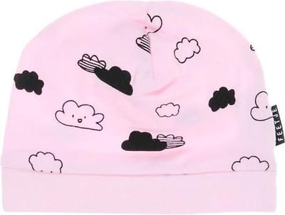 Feetje aop muts The Cutest|Roze|1 Size