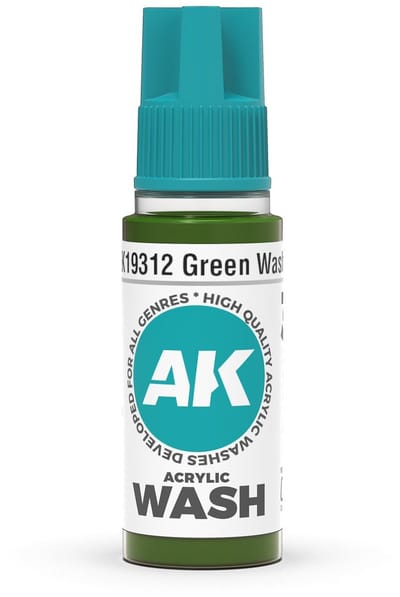AK 3rd Gen Acrylics: Green Wash (18ml)