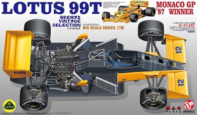 Beemax Modelbouwpakket Auto - 12001 Lotus 99T - 1987 Monaco GP Winner Plastic - 1:12 - Modelbouw