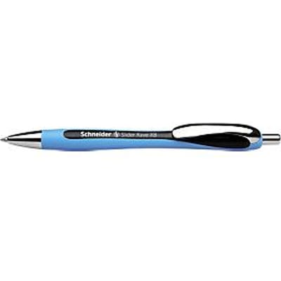 Schneider balpen - Slider Rave - penpunt XB - lijnbreedte 1,4mm - zwart - 5 stuks - S-132501-5