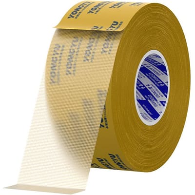 Sterke Plakkerige Gele Dubbelzijdige Doekbasis Tape Ruit Transparant Waterdicht Hoge Viscositeit Vaste Tapijt Spoorloos Zonder Residu 10mm&10M&0.33mm beige
