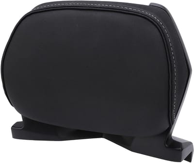 Motorfiets Rugleuning Kussen - Passagier Lendensteun - Comfortabel Rijden - PU Leer - 18 Kilograms - Zwart