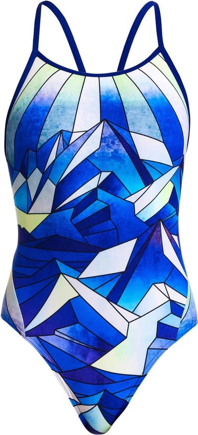 Blue Ascent Diamond back one piece - Meisjes | Funkita