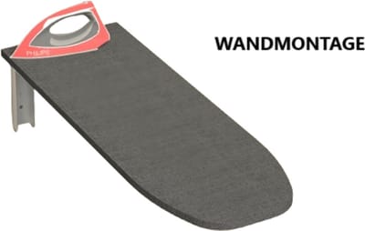 Moka Park - Strijkplank - Opvouwbare Strijkplank - Ophangbaar Strijkplank - Strijkplank voor Wandmontage - Voor Camper - Camping Strijkplank