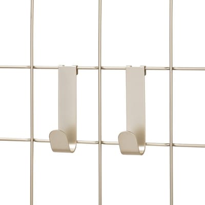 iDesign - Jayce Haak Los Set van 2 Stuks - Roestvast Staal - Beige