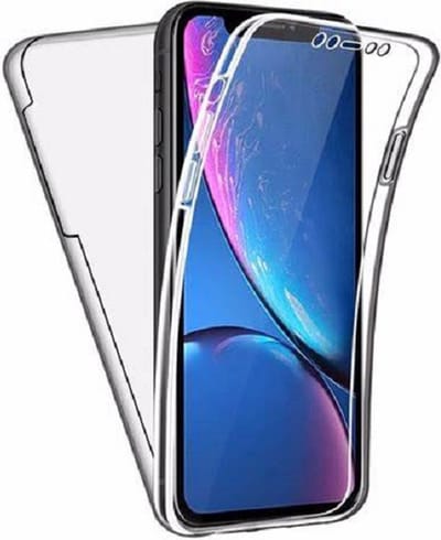 360º graden voor en achter bescherming case - Geschikt voor Appel iPhone 13 & 14 - Dun en Licht hoesje - Screen Protector Siliconen Transparant