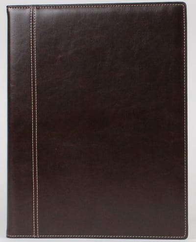 Brepols bureau agenda 2027 - TIMING [0.136] - PALERMO + ABC - Bureau agenda - 1 week op 2 pagina's - Weekoverzicht - Gespiraleerd - Donkerbruin - 17.1 x 22 cm