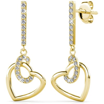 Allure Oorbellen - Goud en Kristal