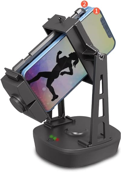 Stop Motion Stand - Mobiele Telefoon Shaker Automatische Walker Swing Stappenteller Houder Decoratie