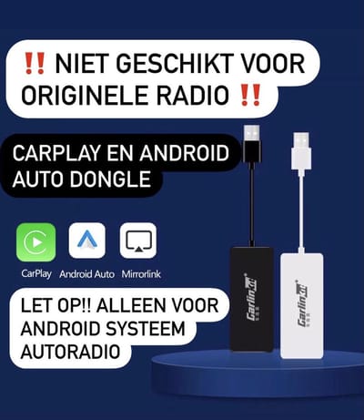 CarPlay USB dongle - Alleen geschikt voor Android navigatie
