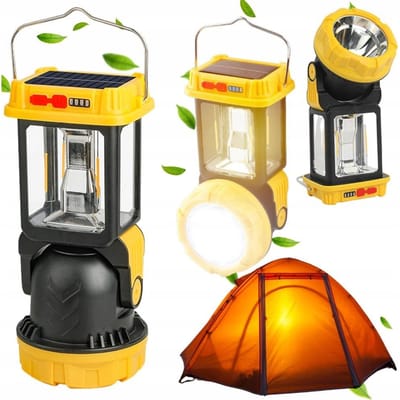Pingyang Rongrong Handicraft - Campinglamp - LED - 5 Modi - Solar en USB