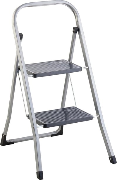Inklapbare Trapladder met 2 Treden - Stabiel en Ruimtebesparend