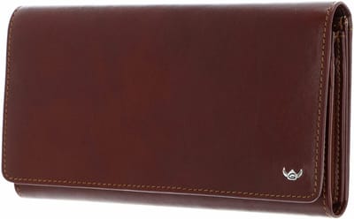 Golden Head Leren portemonnee Colorado RFID Protect Damenbörse 2802 Tabacco bruine
