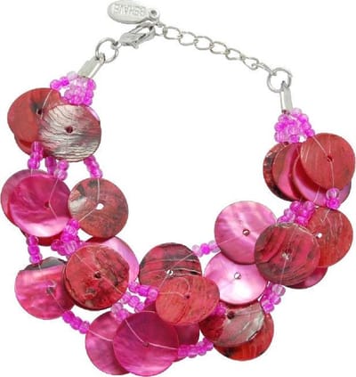 Behave - Armbandje schelp en kraaltjes - Zomertrend - Festivalstijl