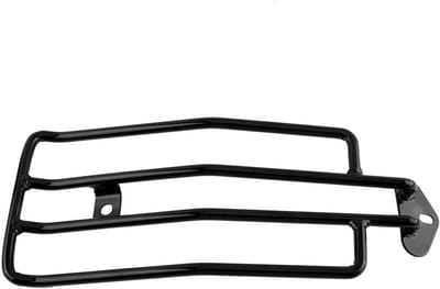 Achterdrager voor motor met solo zitting, geschikt voor XL883/1200 X48 en de meeste motoren (Zwart) - Stevige ondersteuning, eenvoudig te monteren, ideaal voor bagage en accessoires