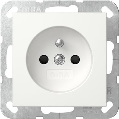 Gira Systeem 55 Veiligheid Plus Stopcontact Met Aardepin - 448503